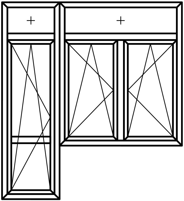 Левые окна. Оконный блок с фрамугой. Балконный блок Revit. Балконный блок двухстворчатый для ревит. Фрамуга чертеж.